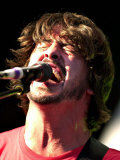 Dave Grohl, Foo Fighters Lead Singer, Playing at Big Day out at Glasgow Green, August 2003 Valokuvavedos