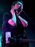 Radiohead in Concert at the Waterfront Hall, Belfast, Radiohead's Thom Yorke Performing, May 2003 Fotografie-Druck