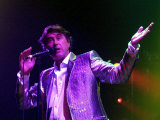 Brian Ferry, Singer with the Band, Roxy Music, Start Their World Tour in Glasgow, June 2001 Lámina fotográfica