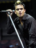 Robbie Williams, Stadium Tour in Ireland, July 2001 Photographie