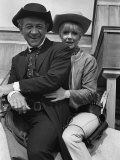Angela Douglas and Sid James, Film Carry on Cowboy Photographie