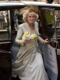 Camilla Parker Bowles and Charles Arriving for Blessing Photographic Print