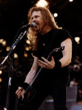 Metallica Guitarist James Hetfield Fotoprint