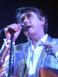 Brian Ferry, Singer with the Band, Roxy Music, Start Their World Tour in Glasgow, June 2001 Lámina fotográfica
