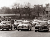 Saloon Car Race at the International '200' Meeting at Aintree, Jaguar S-Type Saloon Car, April 1961 Photographic Print