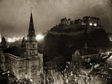 Edinburgh Castle Palace, Prison and Fortress, 1940s Photographie