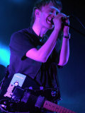 Radiohead in Concert at the Waterfront Hall, Belfast, Radiohead's Thom Yorke Performing, May 2003 Photographie