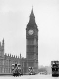 Big Ben and Westminister Bridge circa 1930 Photographie