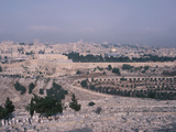 Desert Valley - Israel, Jerusalem, Valley of Kidron Photographic Print