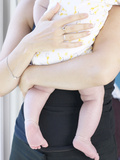 Woman Holding Baby Photographic Print