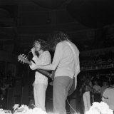 Robert Plant of Led Zeppelin in Concert Fotografie-Druck