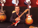 Eric Clapton Guitar Legend at the Launch of the Auction of His Guitars, June 1999 Photographic Print