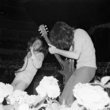 Led Zeppelin Singer Robert Plant in Concert Fotografie-Druck