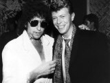 Bob Dylan American Folk Singer/Legend at Party Where He was Honoured by Many Including David Bowie Fotografie-Druck