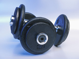 Black Dumbbells Photographie
