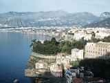 Gulf of Naples Italy Overlooking Sorrento and Nearby Mountains Photographie