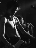 Sid Vicious of the Sex Pistols in Holland, 1977 Photographie