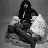 Singer Kate Bush in the Studio Lámina fotográfica
