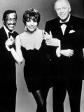 Frank Sinatra with Sammy Davis Junior and Liza Minnelli, April 1989 Fotografie-Druck