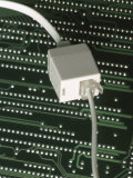 Telephone Jack on Computer Processor Lámina fotográfica