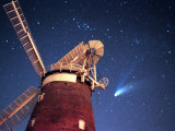 Hale Bopp Comet in Sky Over Thaxted Essex Photographic Print