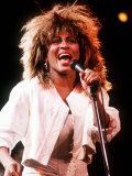 Tina Turner in Concert Birmingham Fotografisk tryk