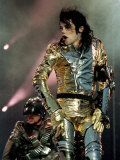Michael Jackson in Concert at the Don Valley Stadium in Sheffield, 1997 Photographie