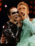 Annie Lennox & David Bowie Singing at Freddy Mercury's Wembley Aids Concert Lámina fotográfica Annie Lennox & David Bowie Singing at Freddy Mercury's Wembley Aids Concert Lámina fotográfica