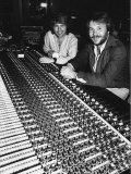 Benny and Bjorn Members of Abba are in Their Recording Studio, October 1998 Fotoprint