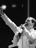 Queen Rock Group, Freddie Mercury, Queen in Concert at Wembley Stadium, London Lámina fotográfica Queen Rock Group, Freddie Mercury, Queen in Concert at Wembley Stadium, London Lámina fotográfica