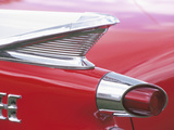 Tail Lights and Fin of Antique Car Photographic Print