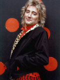 Rod Stewart and His Band During Rehearsals for His 1980 European Tour Photographic Print