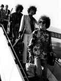 The Jimi Hendrix Experience Arriving at Lap, August 1967 Photographic Print