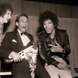 Jeremy Thorpe with Jimi Hendrix after Concert at the Royal Festival Hall, 1967 Photographic Print
