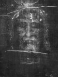 Part of the First Photograph of the Shroud Showing the Face Fotografická reprodukce