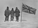 Ernest Shackleton's Expedition Reached Within 100 Miles of the South Pole Fotografie-Druck