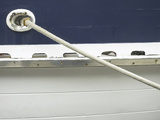 Mooring Rope on Side of Boat Lámina fotográfica Mooring Rope on Side of Boat Lámina fotográfica