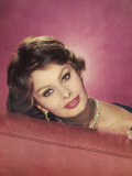 Sophia Loren Italian Film Actress in a Glamorous Pose Photographic Print
