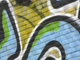 Close-up of Graffiti Fotografie-Druck