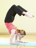 Woman Doing Yoga Photographic Print