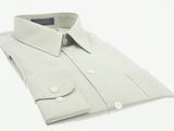 Folded Gray Dress Shirt Lámina fotográfica Folded Gray Dress Shirt Lámina fotográfica