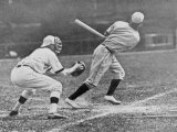 Baseball Match Between USA and Sweden Photographic Print