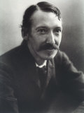 Robert Louis Stevenson the Scottish Writer and Poet at the Age of 40 Lámina fotográfica