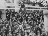 The Arrival of 2447 Italian Immigrants at New York Photographic Print