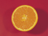 A Sliced Orange Photographic Print