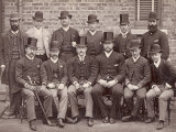 The Australian Cricketing Team of 1888 Pose in Formal Dress Photographic Print