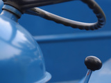 Steering Wheel and Gear Shift on Tractor Photographic Print Steering Wheel and Gear Shift on Tractor Photographic Print