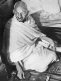 Mahatma Gandhi Indian Nationalist and Spiritual Leader Sailing from Boulogne to Folkestone Photographie