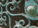 Ornate Metal Gate with Doorknob Fotografická reprodukce Ornate Metal Gate with Doorknob Fotografická reprodukce