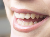 Close-up of Woman's Mouth Photographic Print